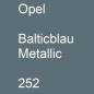 Preview: Opel, Balticblau Metallic, 252.